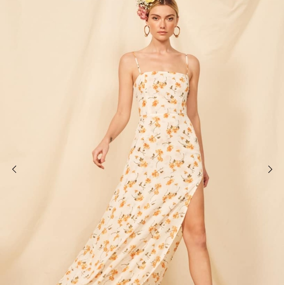 Reformation Ingrid Dress Limonada